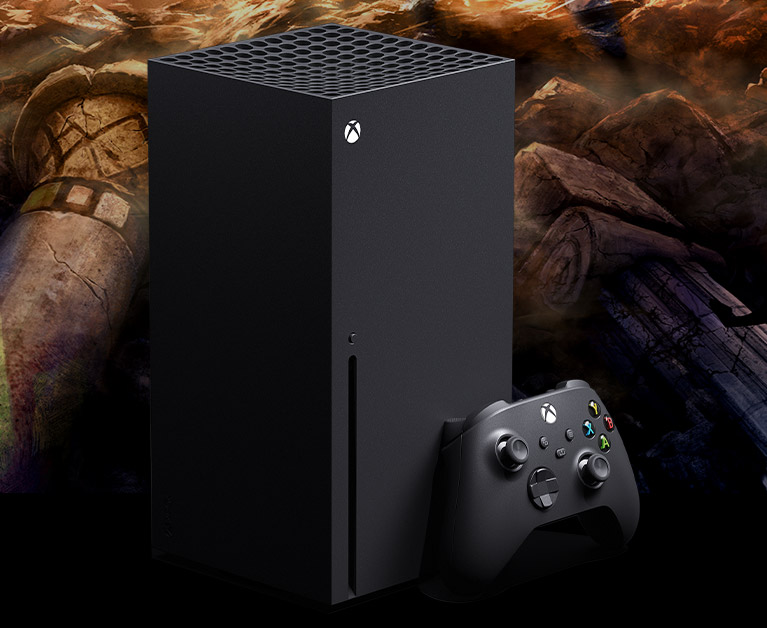 Xbox Series X console plus controller
